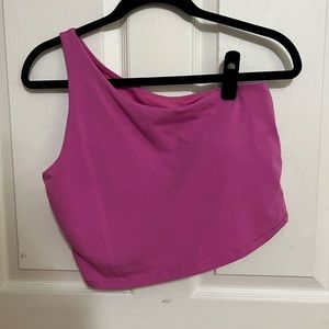 One shoulder workout top